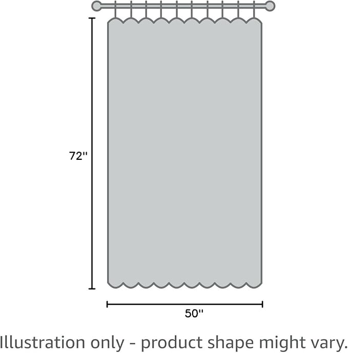 KEQIAOSUOCAI Linen Blackout Curtains 72 Inch Long, Back Tab Rod Pocket Hook Belt - Image 8