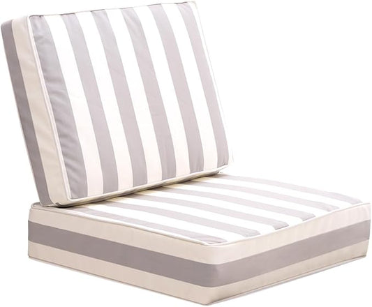 Outdoor Seat Cushions Set for Patio Furniture Thick Patio Cushion Set by LEBENLIEBEFOLLOWUS