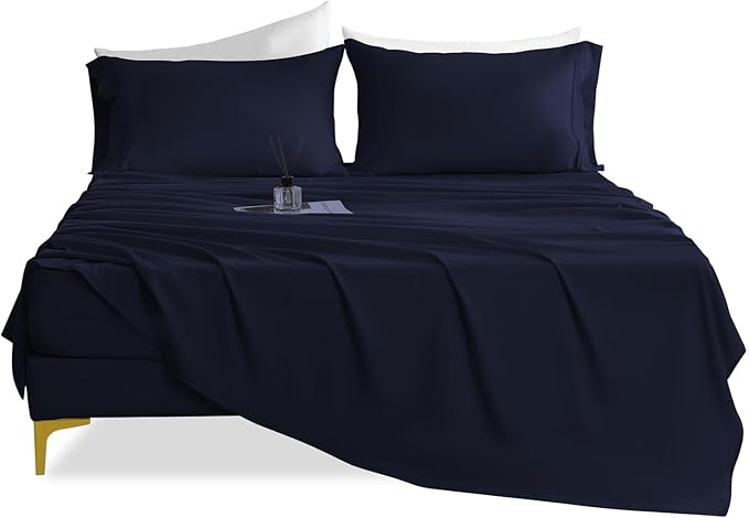 Twin Sheet Set - 3 Piece Super Soft Breathable Bed Sheet & Pillowcase Set by COZYSMILE