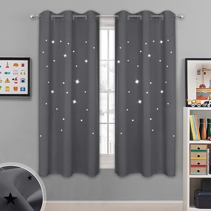NICETOWN Blackout Star Curtains by NICETOWN