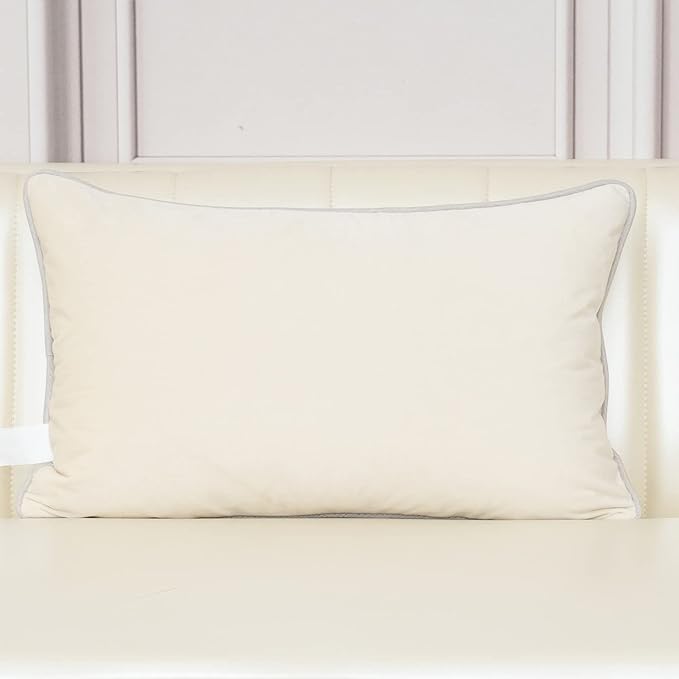 Aeckself European Luxury Velvet Lumbar Throw Pillow Cover 12 x 20 Inch - Image 2