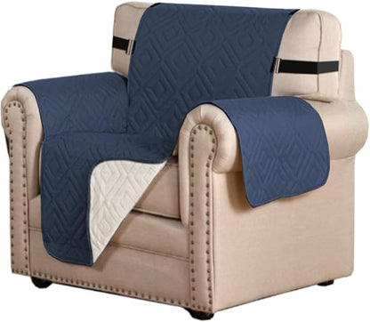 H.VERSAILTEX Reversible Chair Cover Furniture Protector Anti-Slip Couch Cover by HVERSAILTEX