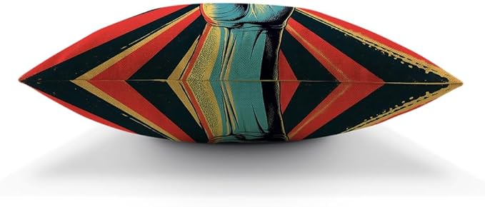 Moslion Music Pillows Decorative Throw Pillow Cover Rock N Roll Gesture Love - Image 5