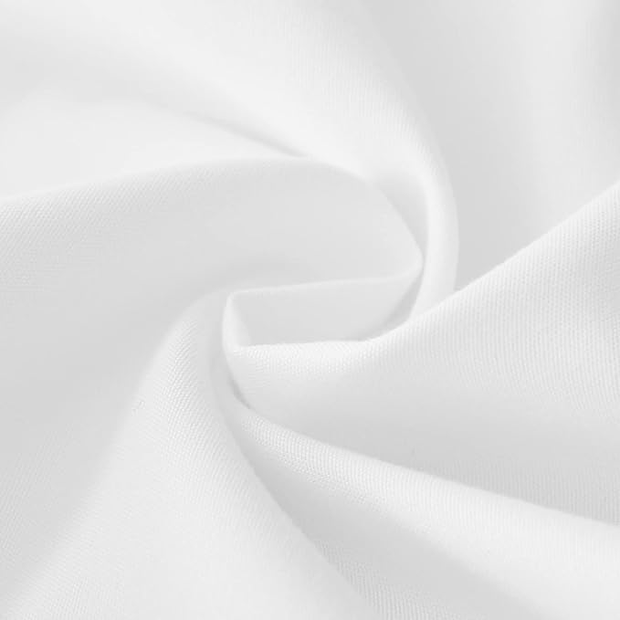 MEILA Wrap Around Bed Skirt Three Fabric Sides Elastic Dust Ruffled 24 Inch - Image 5