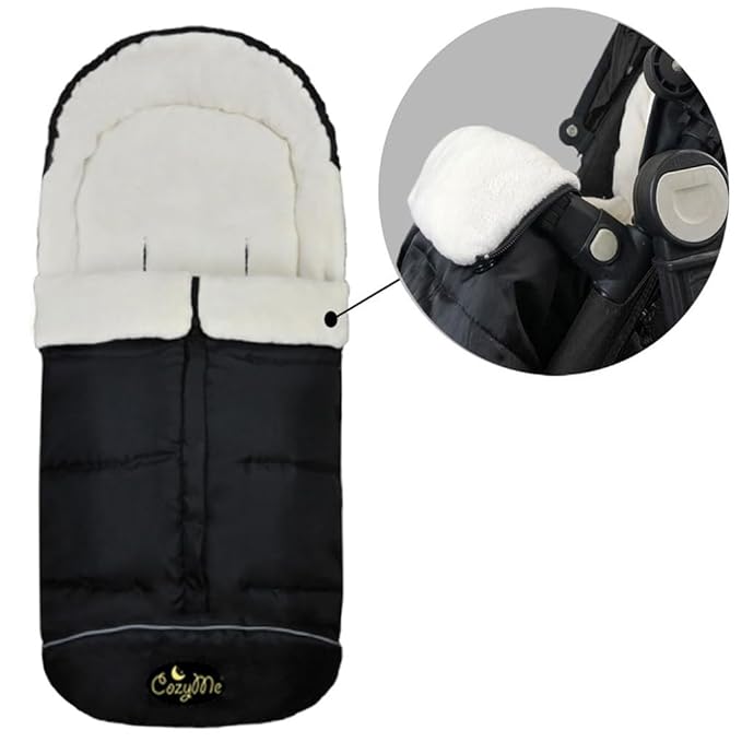 CozyMe 3 in 1 Winter Outdoor Tour Toddler Universal Stroller Sleeping Bag - Image 6