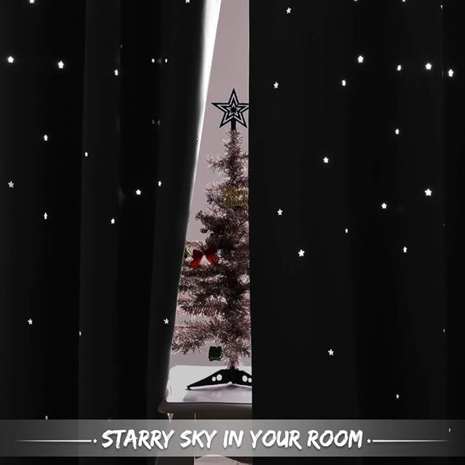 NICETOWN Block Out Curtains Stars - Image 5