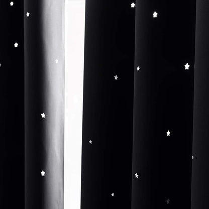 NICETOWN Block Out Curtains Stars - Image 3