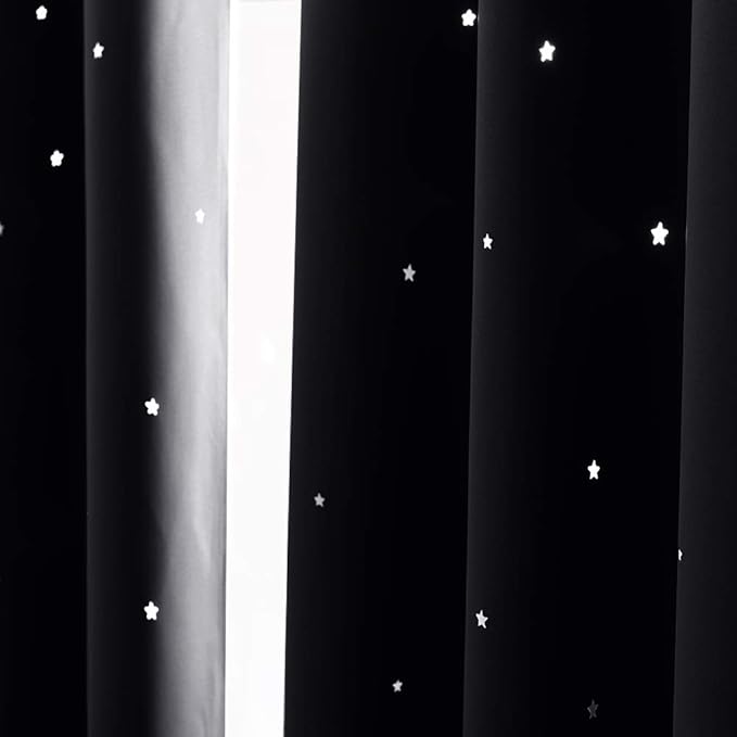 NICETOWN Star Curtains for Bedroom - Image 3
