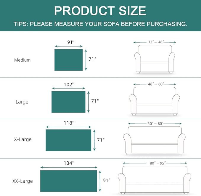 MYSKY HOME Geometrical Couch Cover Sofa Covers - Image 2