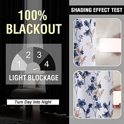 h.versailtex 100% blackout curtains 63 inch length 2 shown in use