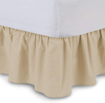 Ruffled Bed Skirt 18 Inch Drop Dust Ruffle by Unknown