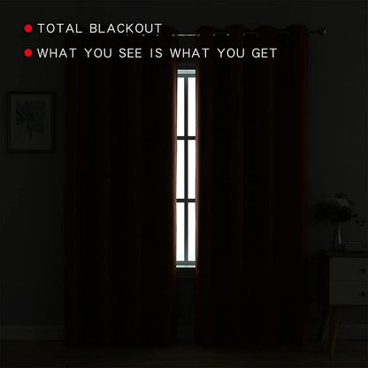 G2000 100% Blackout Curtains for Bedroom & Living Room - Image 3