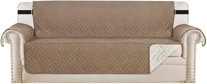 H.VERSAILTEX Reversible Sofa Slipcover Furniture Protector Water Resistant 2" by HVERSAILTEX