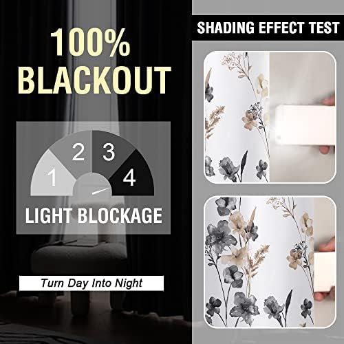 h.versailtex 100% blackout curtains 63 inch length 2 shown in use