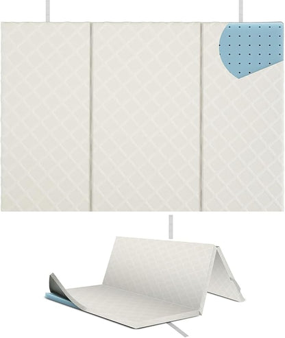 Sleepah Pack and Play Mattress Waterproof & Washable Cover Foldable Tri-Fold by Sleepah