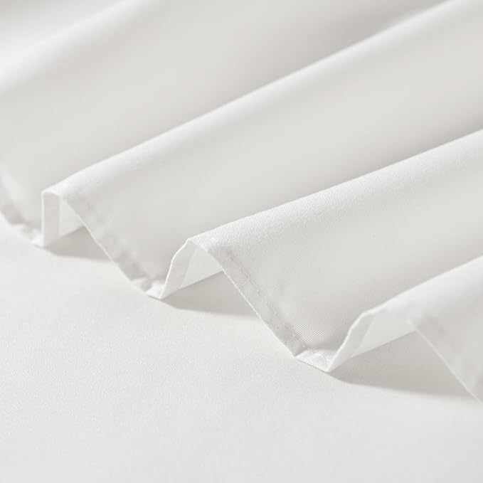 Ivory Bed Skirt King Size Ruffled Bed Skirt - Image 5