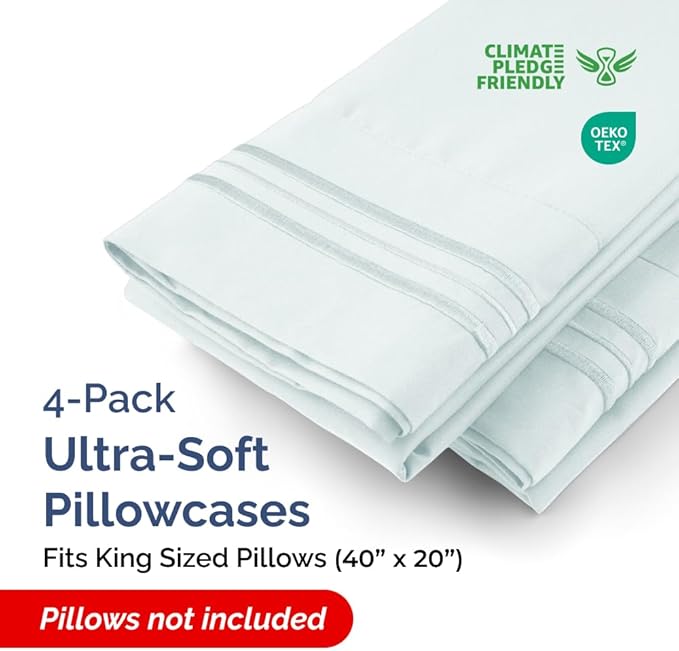 King Pillow Cases Set of 4 - Image 2
