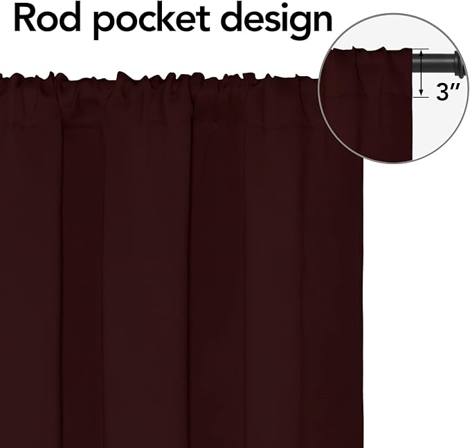 Easy-Going Rod Pocket Blackout Curtains - Image 2