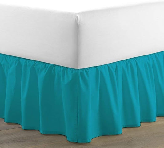 Bed Skirt - Ruffled Bed Skirt 12 Inch Drop Dust Ruffle - Dust Ruffle Bedskirt by Unknown