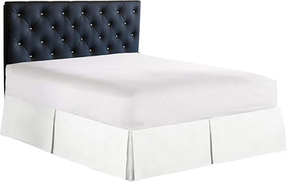 Bed Skirt - 100% Cotton 800 Thread Count Box Pleated Bed Skirt - Luxury Pleated by Unknown