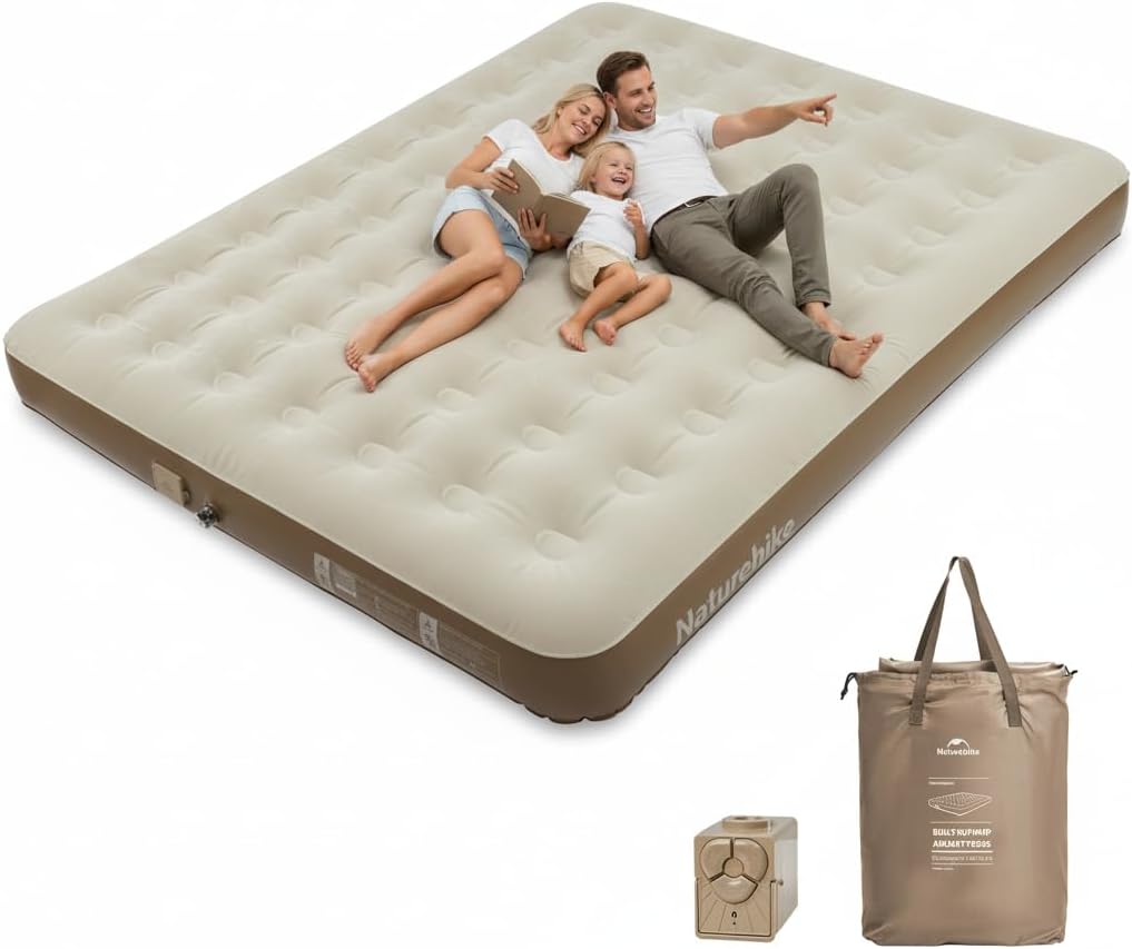 naturehike california king air mattresses with rechargeable built-in, main product view