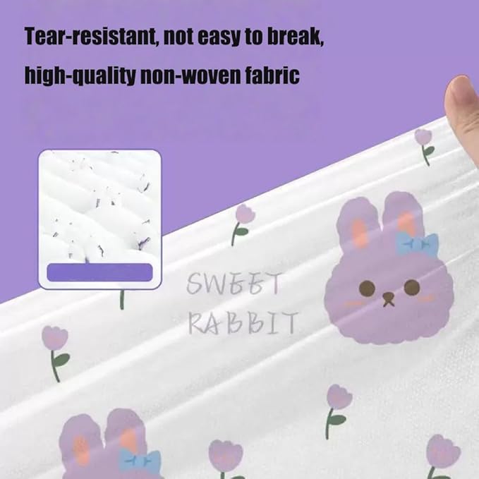 E I F E R Disposable Bed Sheets Fitted Sheet, Disposable Travel Sheets - Image 6