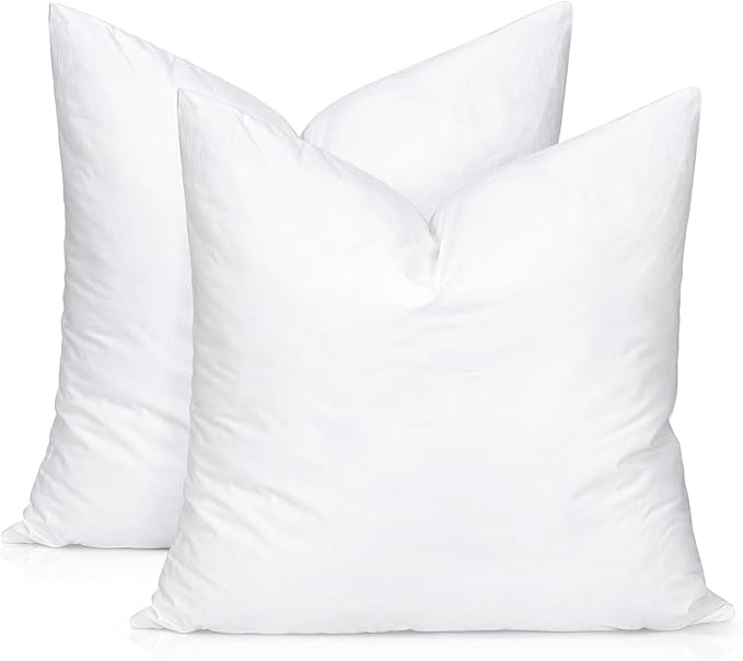 Artscope Synthetic Down Lumbar Pillow Insert, 12x12 Down Alternative Throw by Artscope