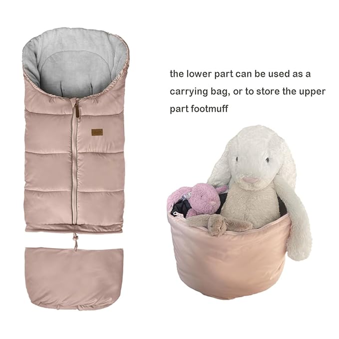 Length Ajustable Waterproof Stroller Winter Cover - Image 6