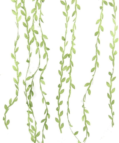 66 ft Leaf Ribbon, Artificial Eucalyptus Garland Rattan Leaf String, Decorative - Image 5