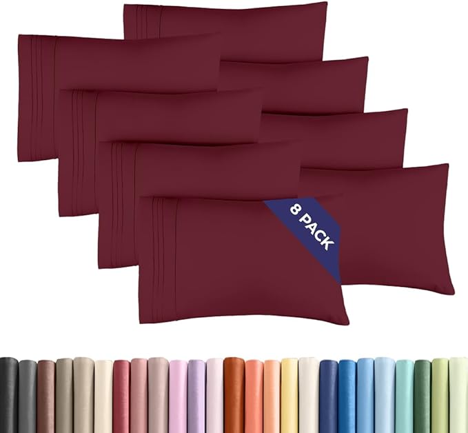 King Pillow Cases Set of 8 by CGKUnlimited