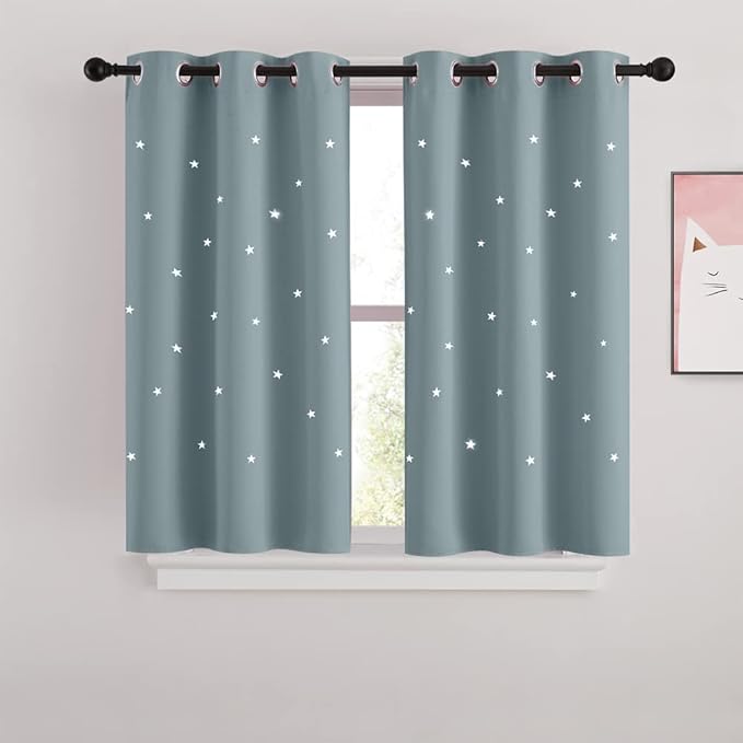 NICETOWN Blackout Cut Out Stars Curtains by NICETOWN
