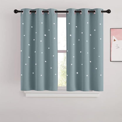 NICETOWN Blackout Cut Out Stars Curtains by NICETOWN
