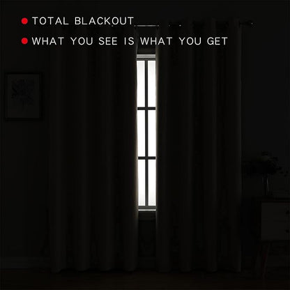 G2000 100% Blackout Curtains for Bedroom & Living Room - Image 3