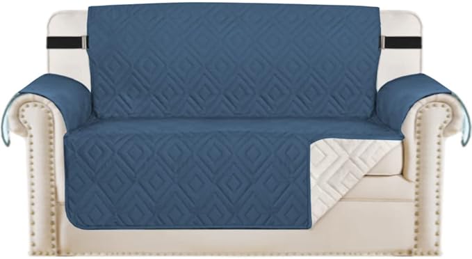 H.VERSAILTEX Reversible Loveseat Cover Furniture Protector Anti-Slip Water by HVERSAILTEX