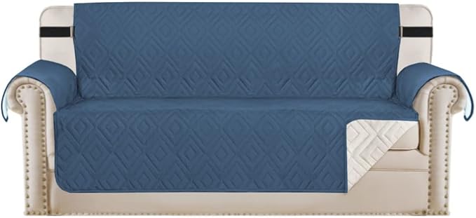 H.VERSAILTEX Reversible Sofa Slipcover Furniture Protector Water Resistant 2" by HVERSAILTEX