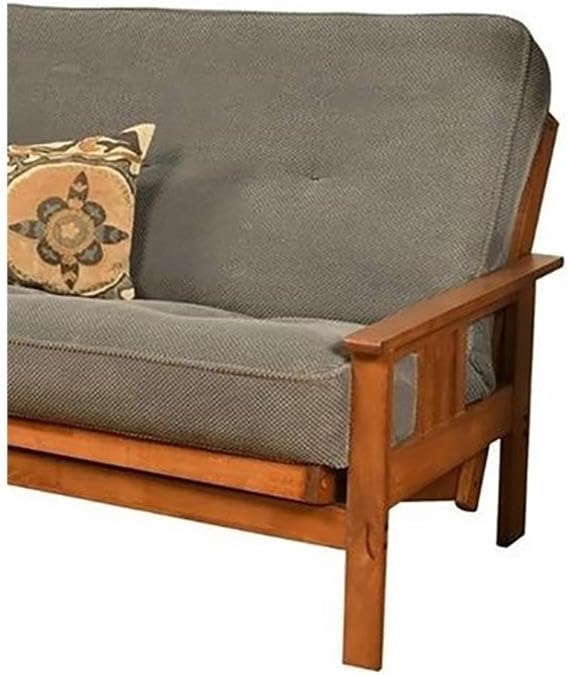 BOWERY HILL Full Fabric Futon in Marmont Thunder Blue-Frame Not Included - Image 4