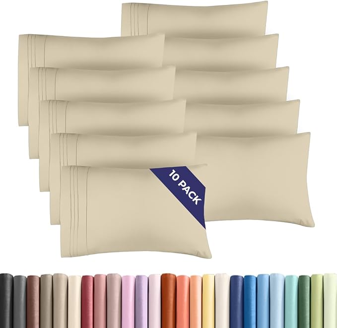 King Pillow Cases Set of 10 by CGKUnlimited