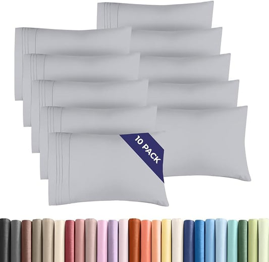 King Pillow Cases Set of 10 by CGKUnlimited