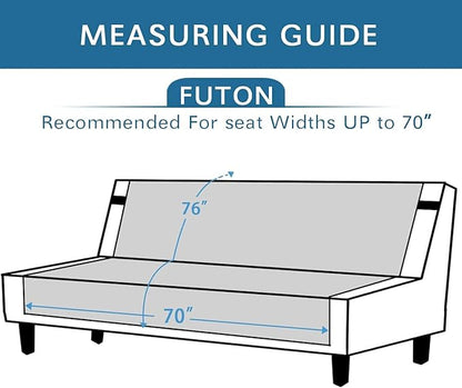 H.VERSAILTEX Futon Cover Reversible Sofa Slipcover Furniture Protector Water - Image 2
