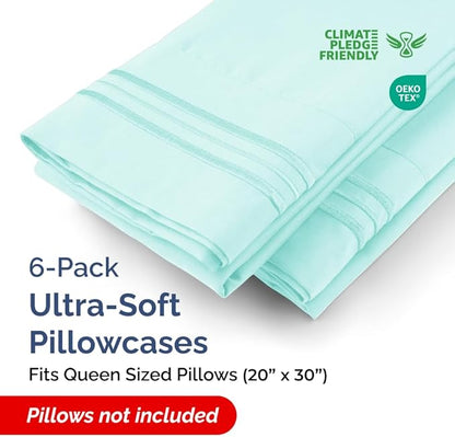 Queen Pillow Cases Set of 6 - Image 2