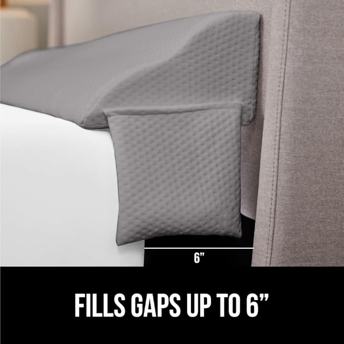 GORILLA GRIP Patent Pending King Bed Wedge Pillow Headboard Gap Filler - Image 3