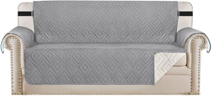 H.VERSAILTEX Reversible Sofa Slipcover Furniture Protector Water Resistant 2" by HVERSAILTEX