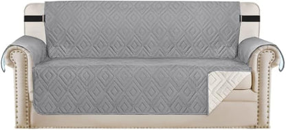H.VERSAILTEX Reversible Sofa Slipcover Furniture Protector Water Resistant 2" by HVERSAILTEX