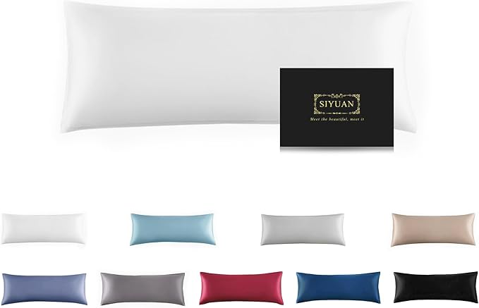 Mulberry Silk Pillowcase for Hair and Skin, Cooling Silk Pillow Case by SIYUAN