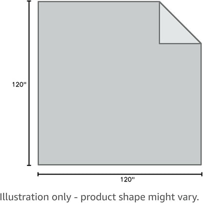 Oversized King Fleece Blanket 120x120 Inches, Seamless Soft Cozy 3D Jacquard - Image 7