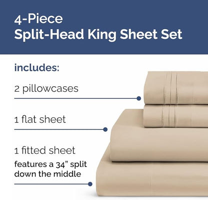 Split Head King Sheets Set - Image 2