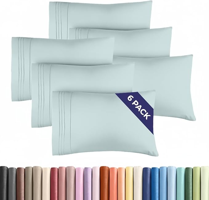 Queen Pillow Cases Set of 6 by CGKUnlimited