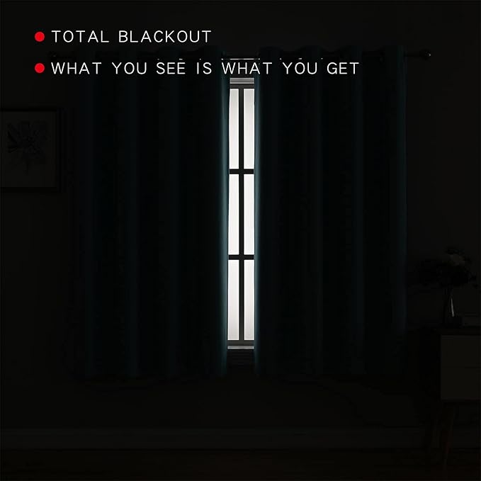 G2000 100% Blackout Curtains for Bedroom & Living Room - Image 3