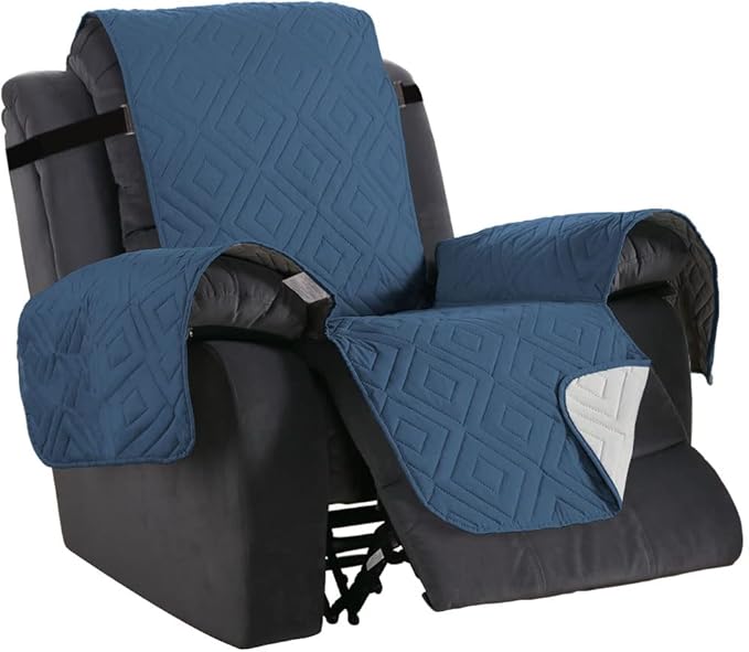 H.VERSAILTEX Reversible Quilted Recliner Covers Water Resistant Furniture by HVERSAILTEX