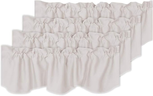 H.VERSAILTEX 4 Panels Blackout Curtain Valances by HVERSAILTEX